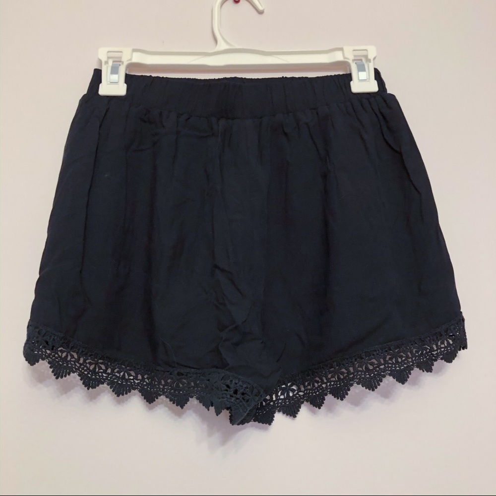 Black Lacey shorts